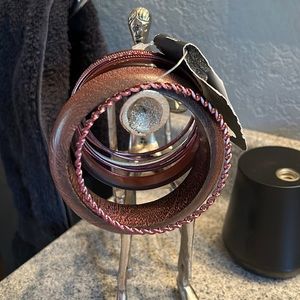 Lane Bryant bracelet set, Purple